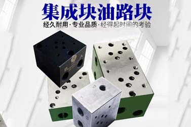 二路(lù)80*80*120電磁閥(fa)底座油(yóu)路集成(chéng)塊油路(lù)塊帶側(cè)溢流